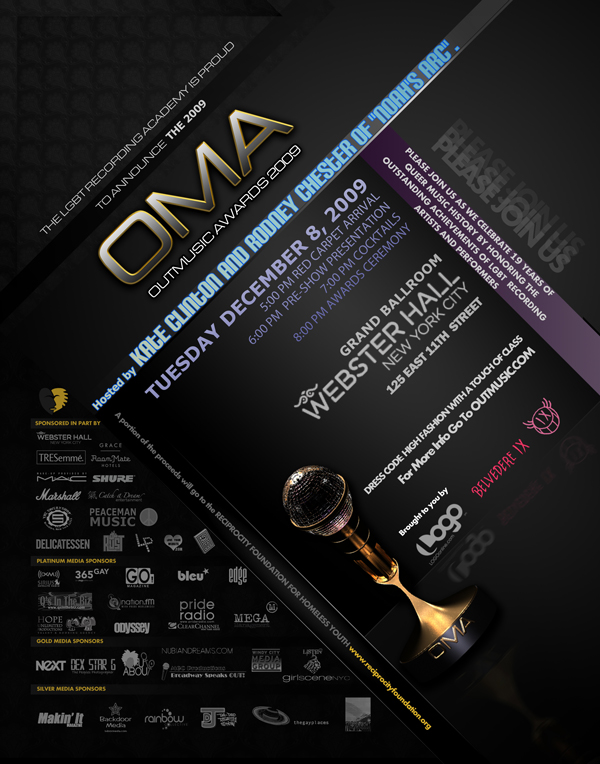 OUTMusic Awards poster