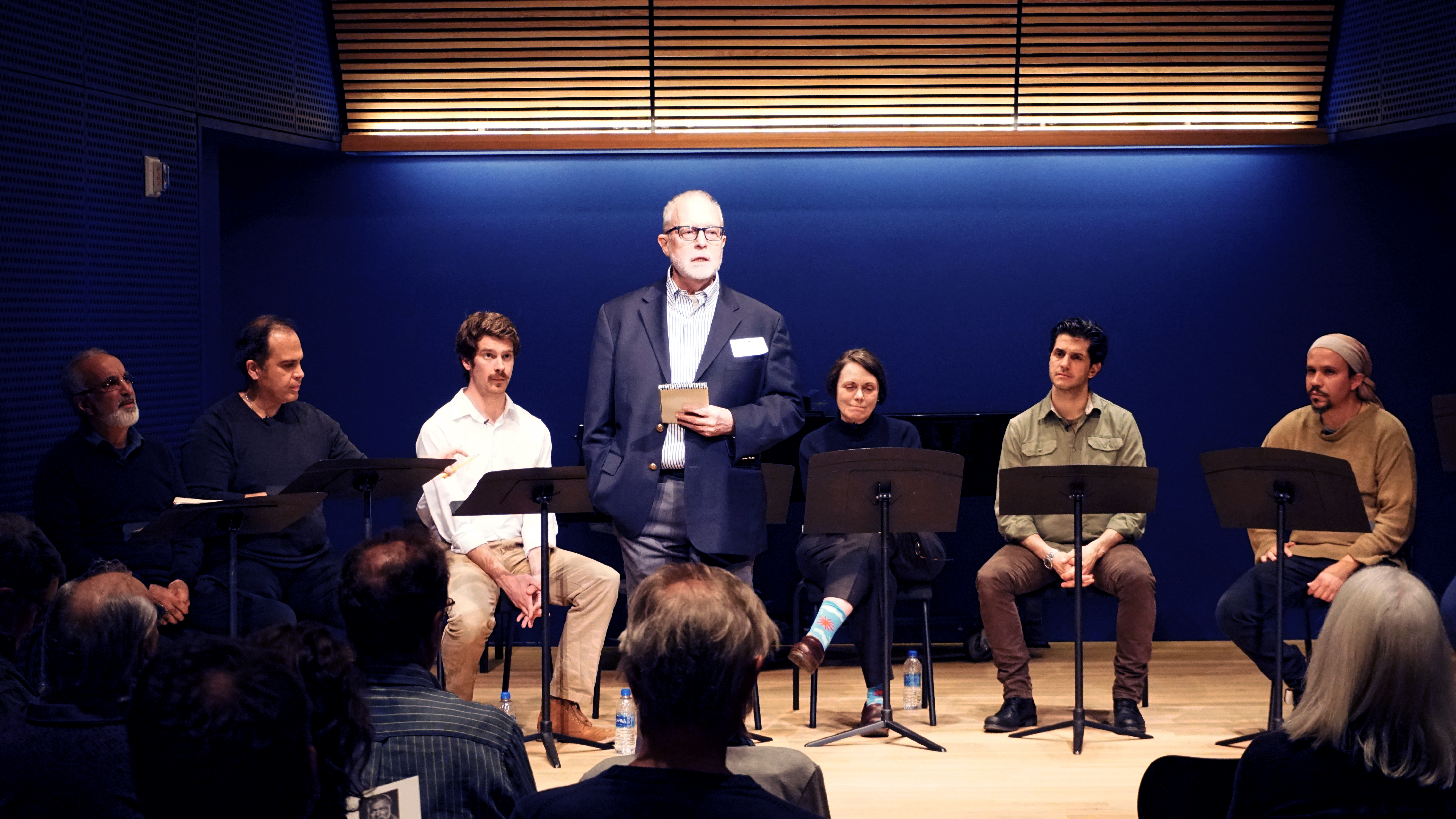 Bob Barnett at Libretto Reading for For Whom the Bell Tolls Opera