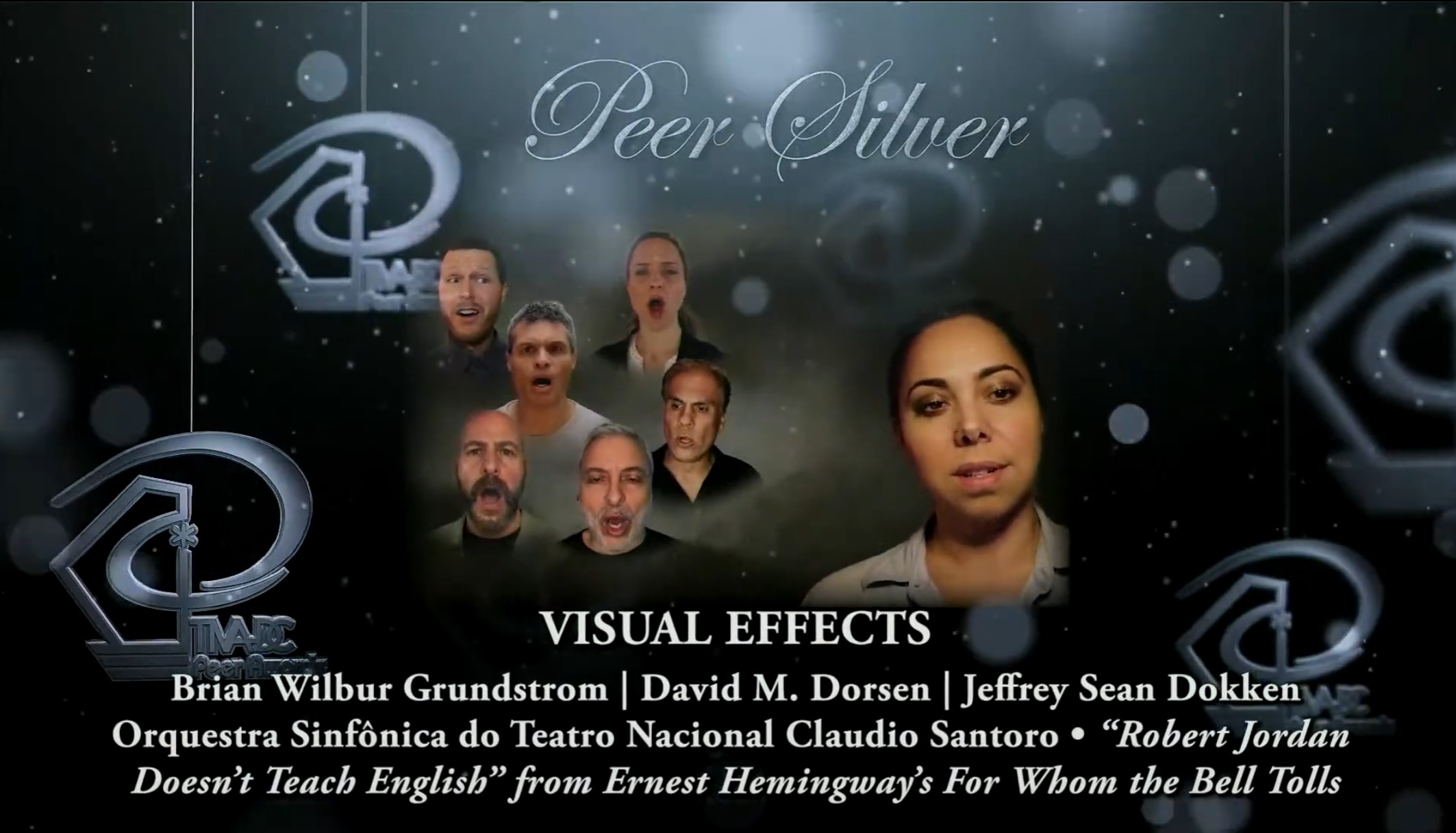 TIVA-DC Silver Peer Award in Editing Visual Effects for Robert Jordan Doesn't Teach English