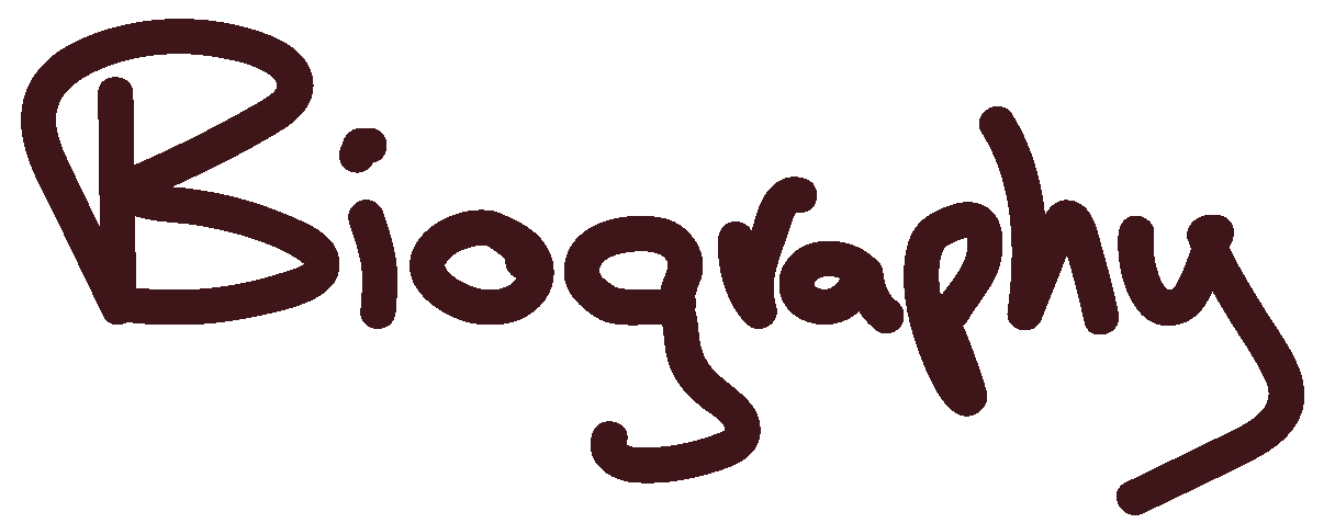 Biography - in handwriting