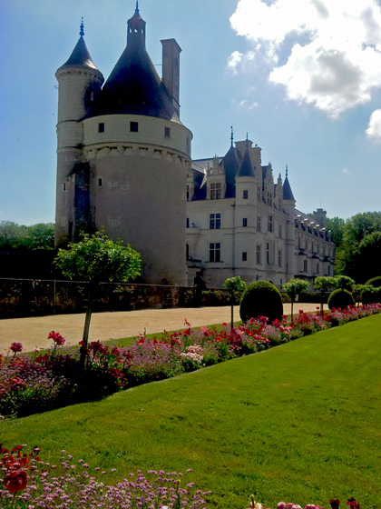 Chenonceau - a castle in France on the Loire Valley