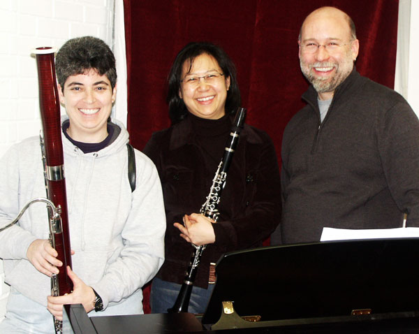 BWG records Suite Remembrance with Robin Gelman (bassoon) and Angela Murakami (clarinet)